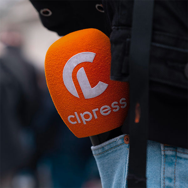 Micro avec le logo CLPRESS