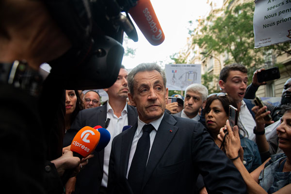 Interview de Nicolas Sarkozy au micro de CLPRESS