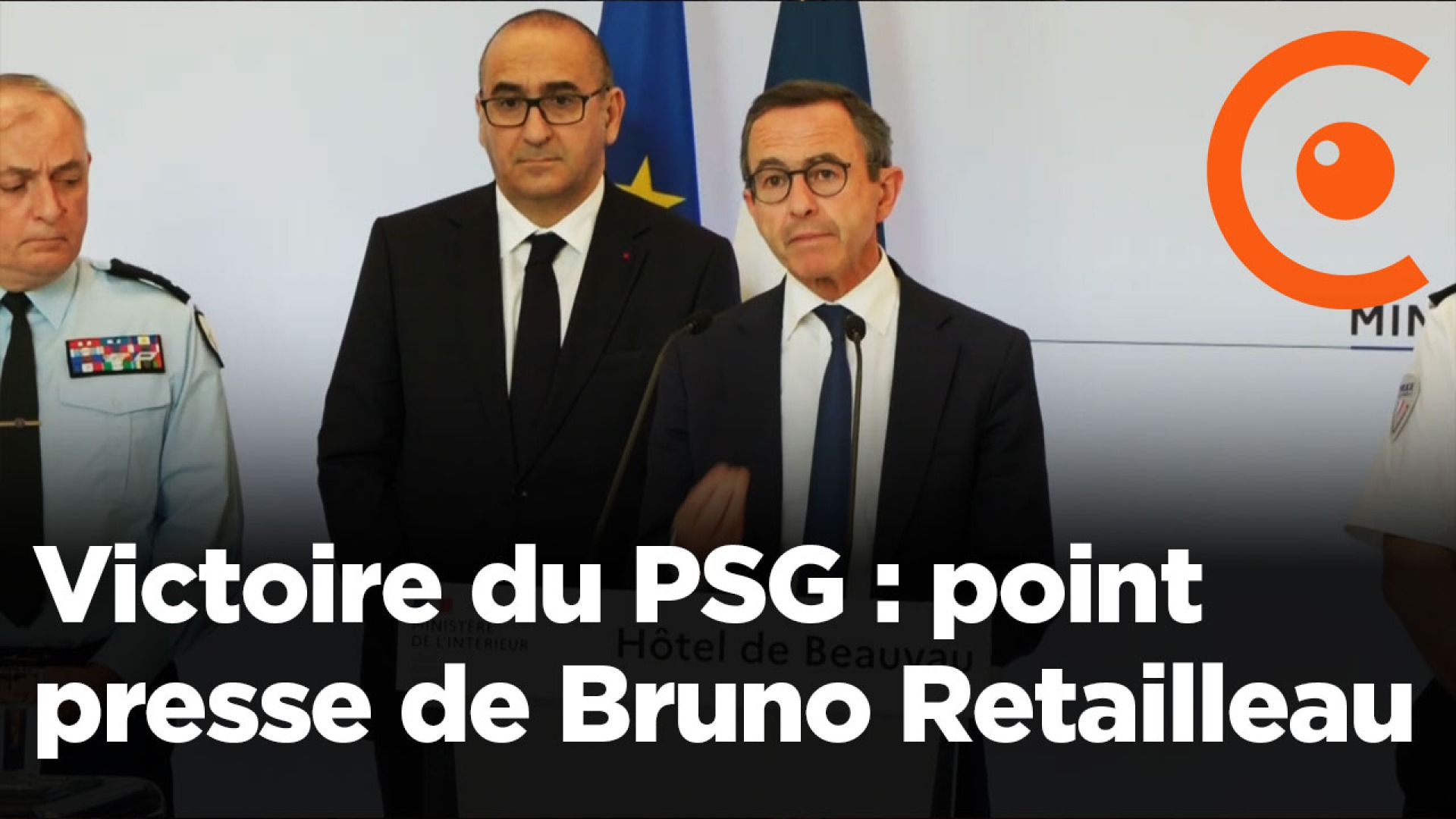 PSG : Conférence de presse de Bruno Retailleau après la nuit de tensions