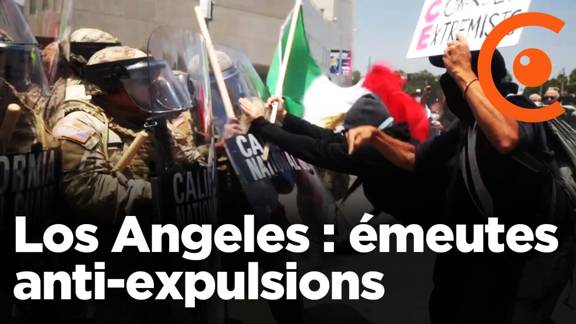 Anti-eviction riots in Los Angeles