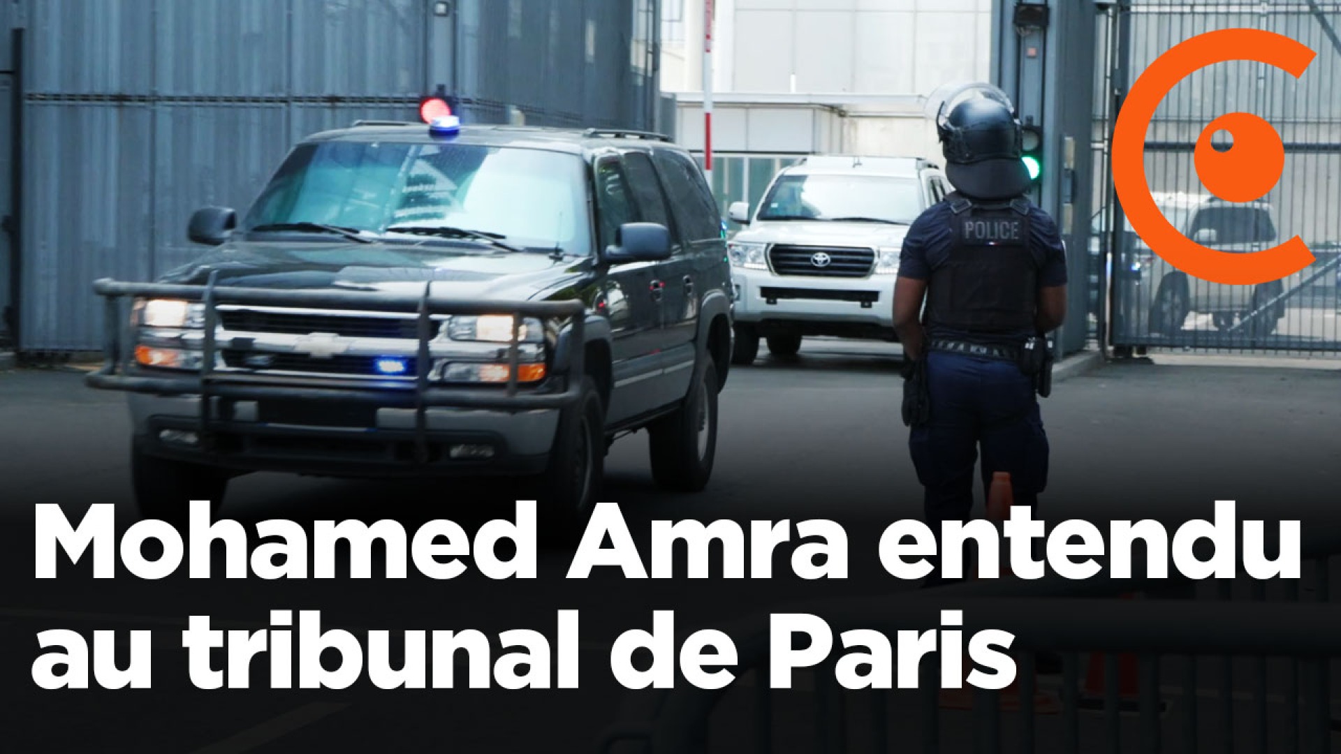 Mohamed Amra auditionné par un juge au tribunal de Paris