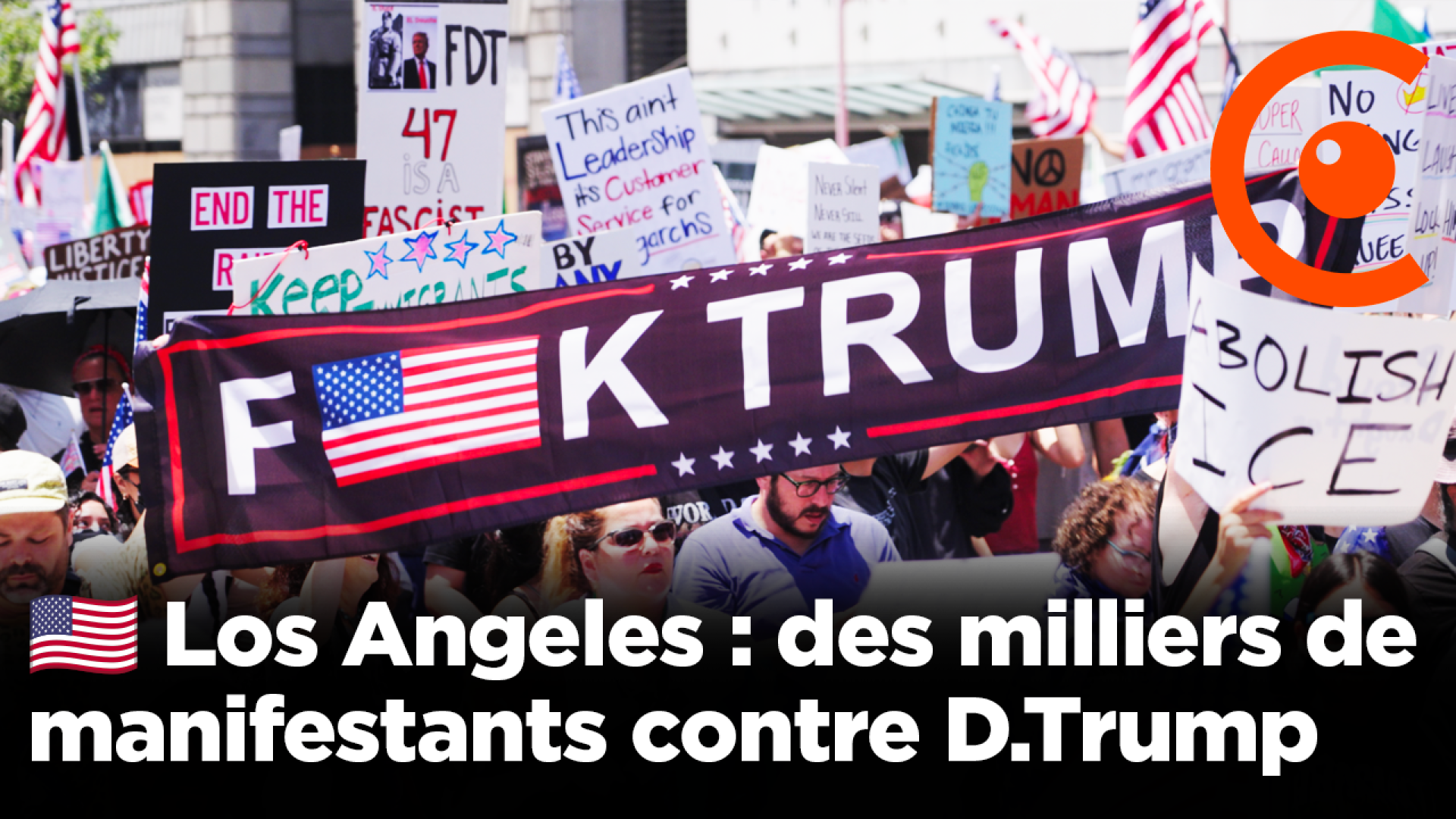 Los Angeles : des milliers de manifestants contre D.Trump et les arrestations d'immigrés