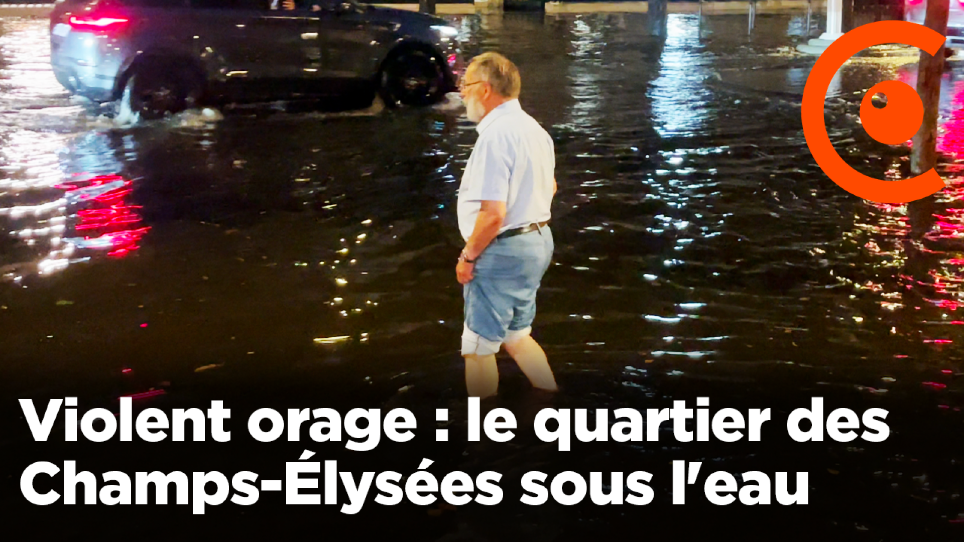 Violent storm in Paris: the 8th arrondissement flooded