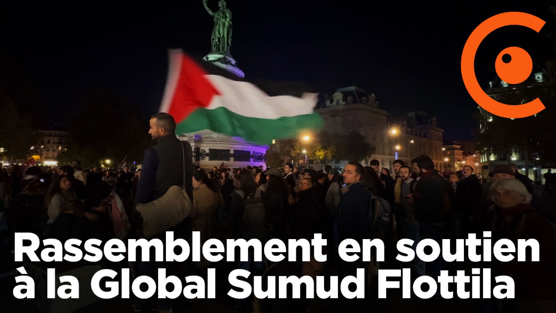 Palestine : manifestation cette nuit Place de la République