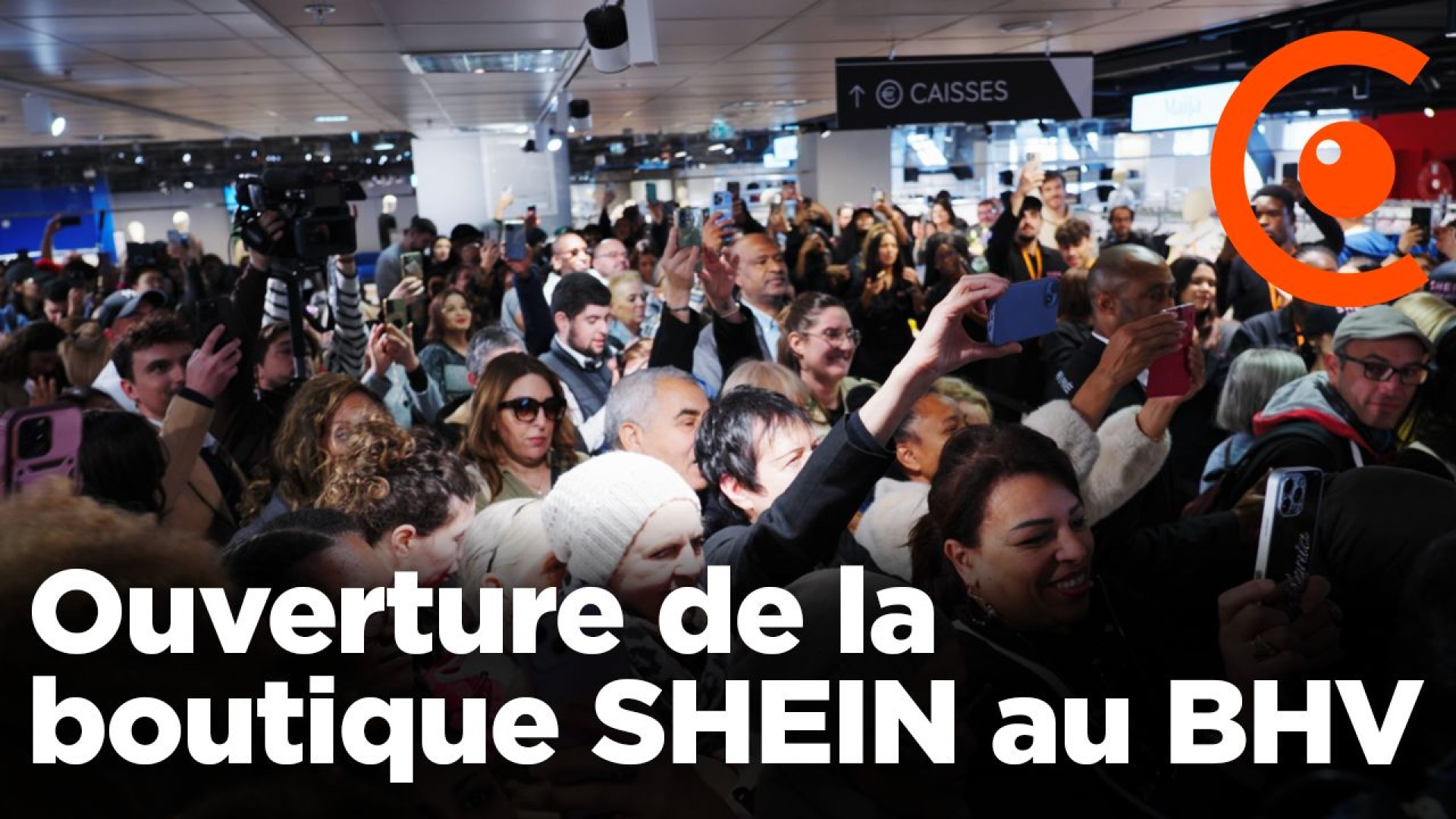 Shein : inauguration de la boutique au BHV