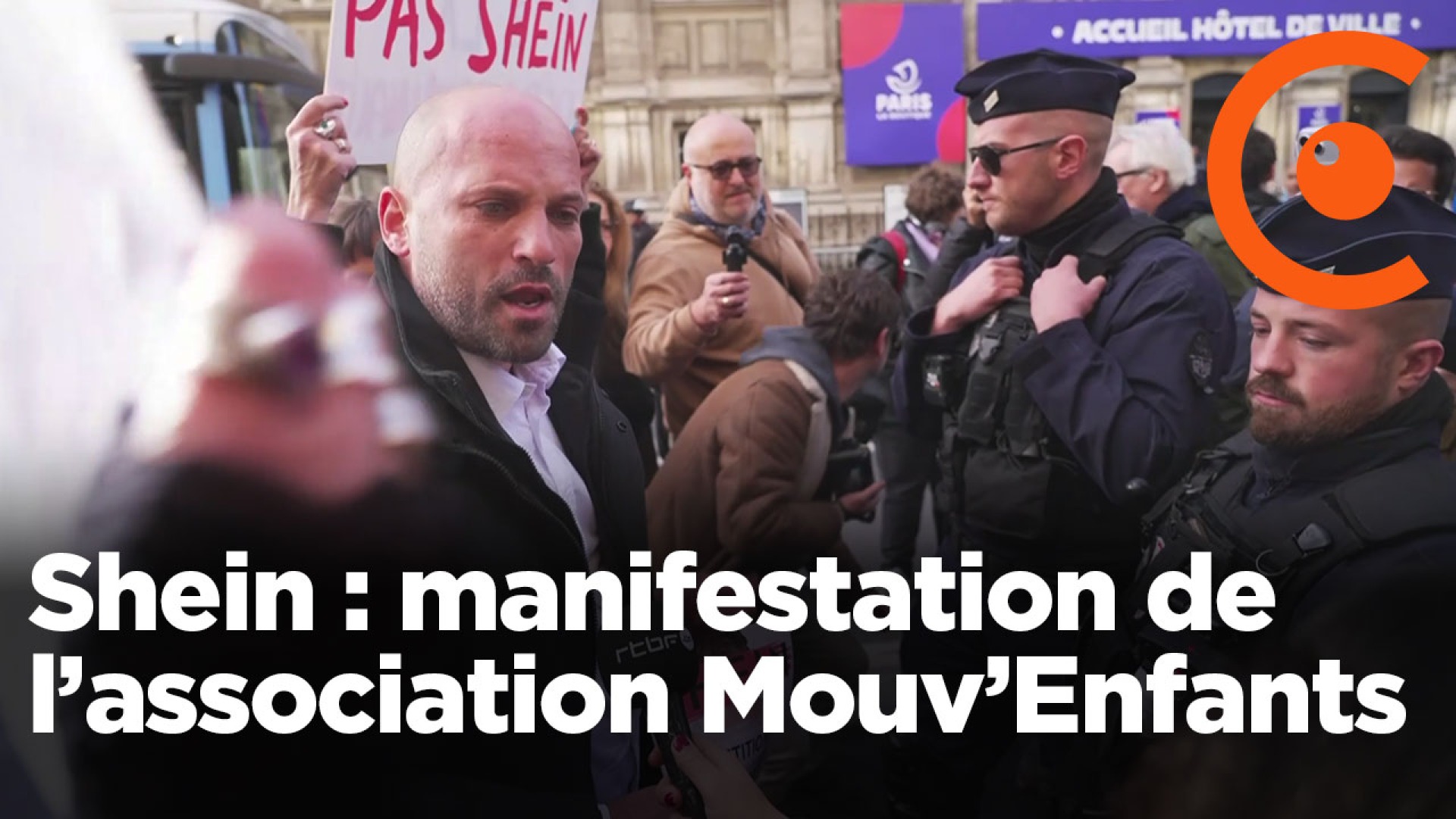 Shein : manifestation de "Mouv'Enfants" contre le scandale pédocriminel