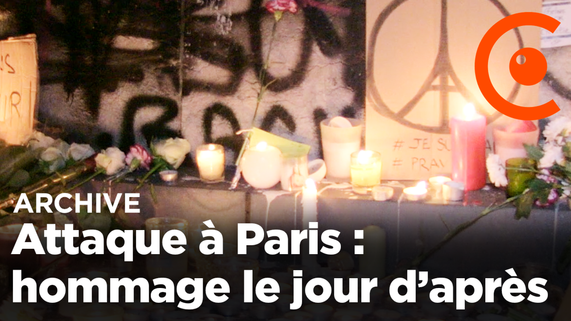 November 13, 2015: tribute the day after the attacks