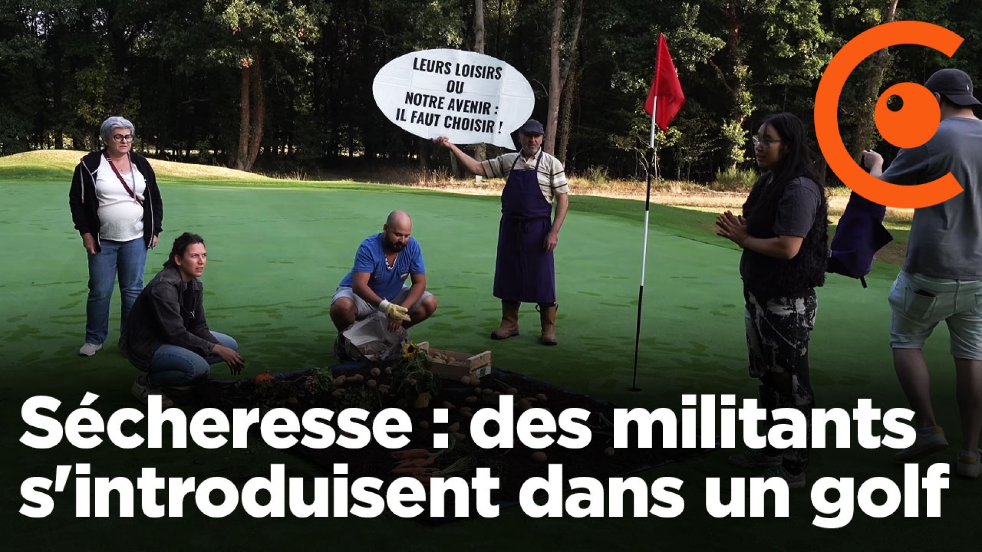 Des militants s'introduisent dans un golf pour dénoncer l'utilisation d'eau
