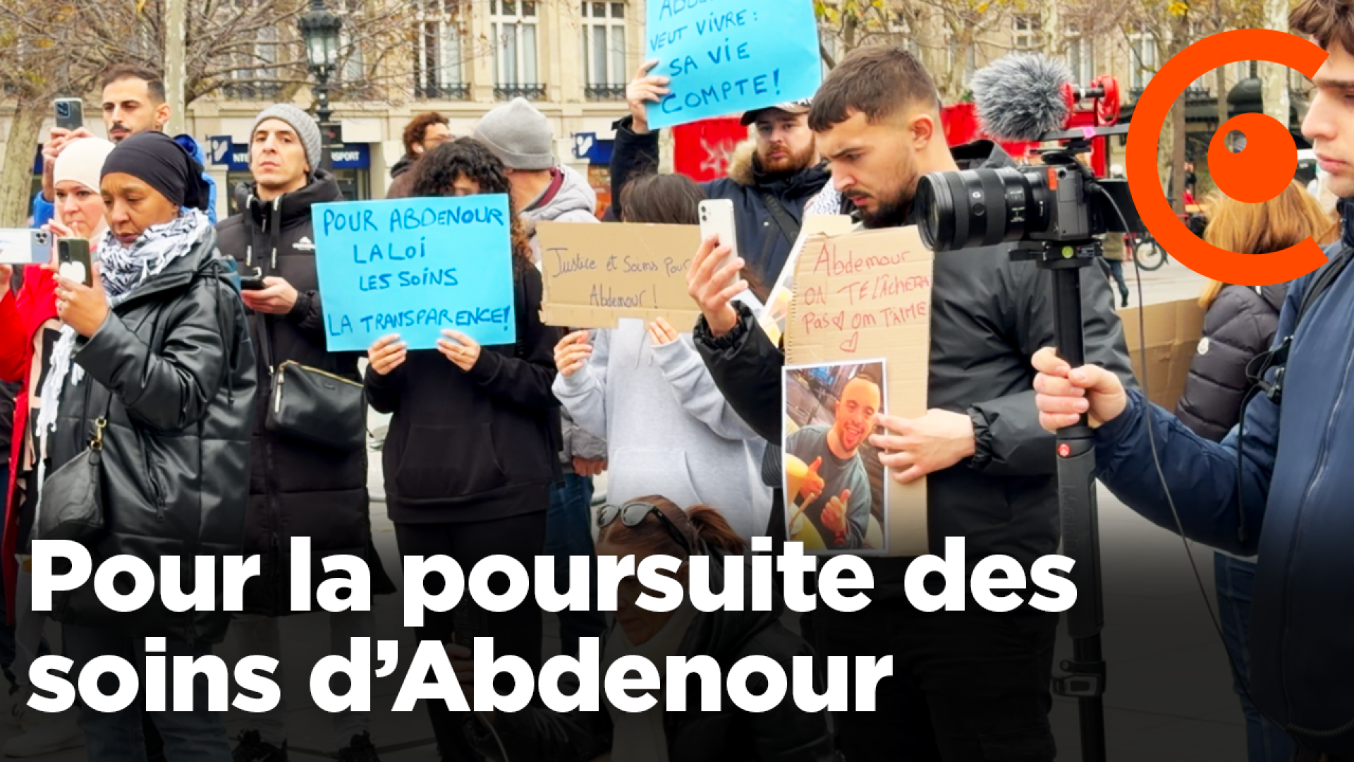 Rassemblement pour la poursuite des soins pour Abdenour