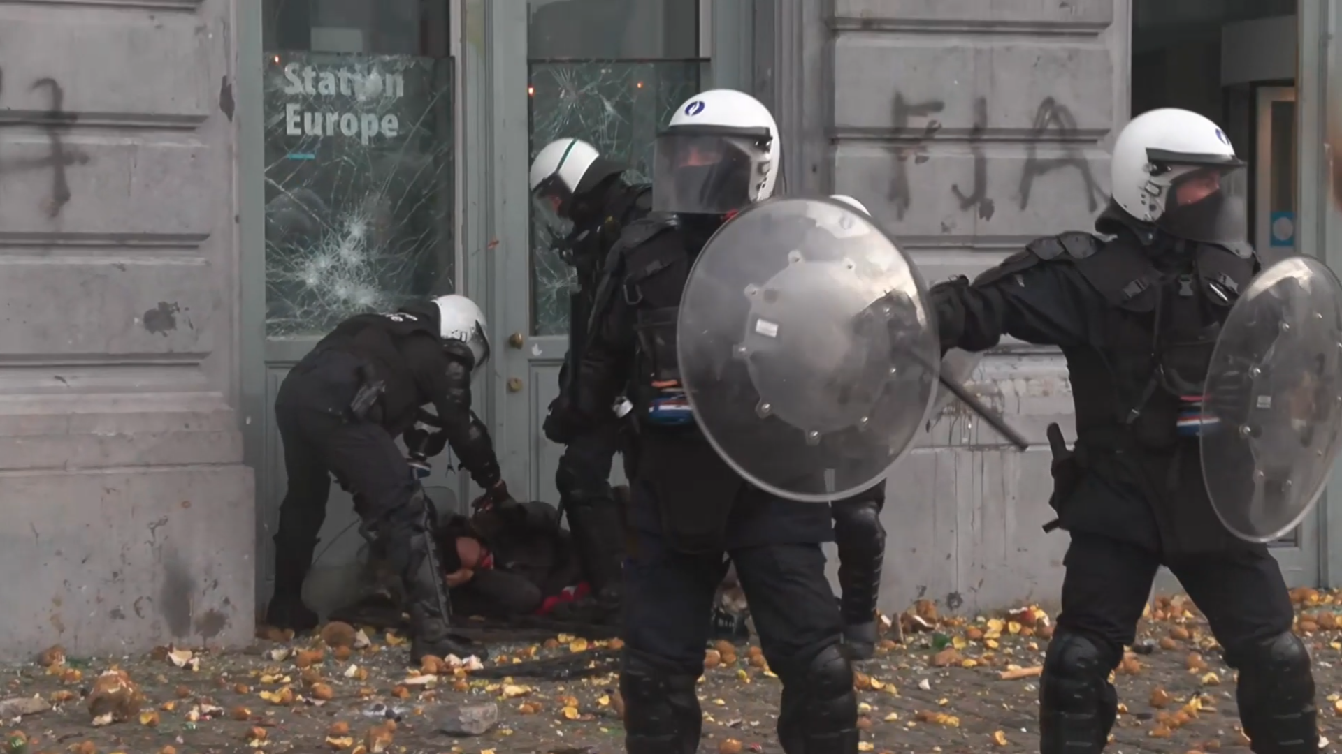 Mercosur: farmers' demonstration in Brussels