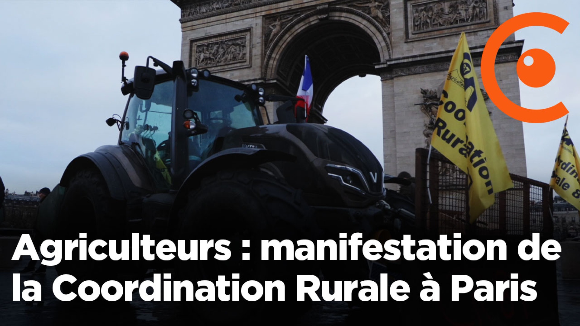 Farmers: Coordination Rurale demonstration in Paris