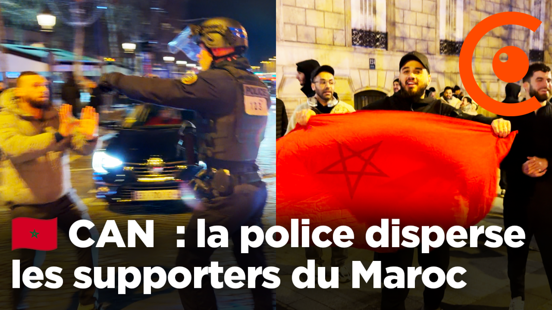 CAN : la police disperse les supporters du Maroc