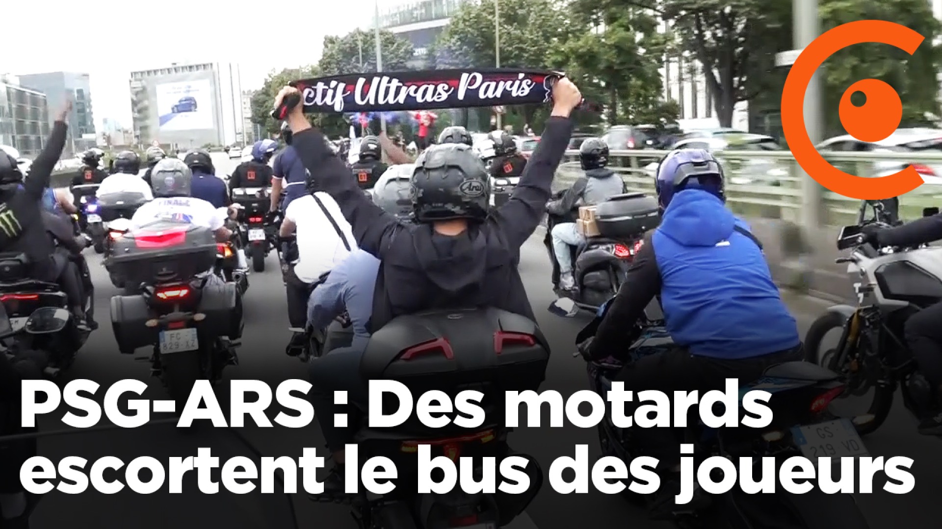 PSG-ARS : Des centaines de motards escortent le bus des joueurs