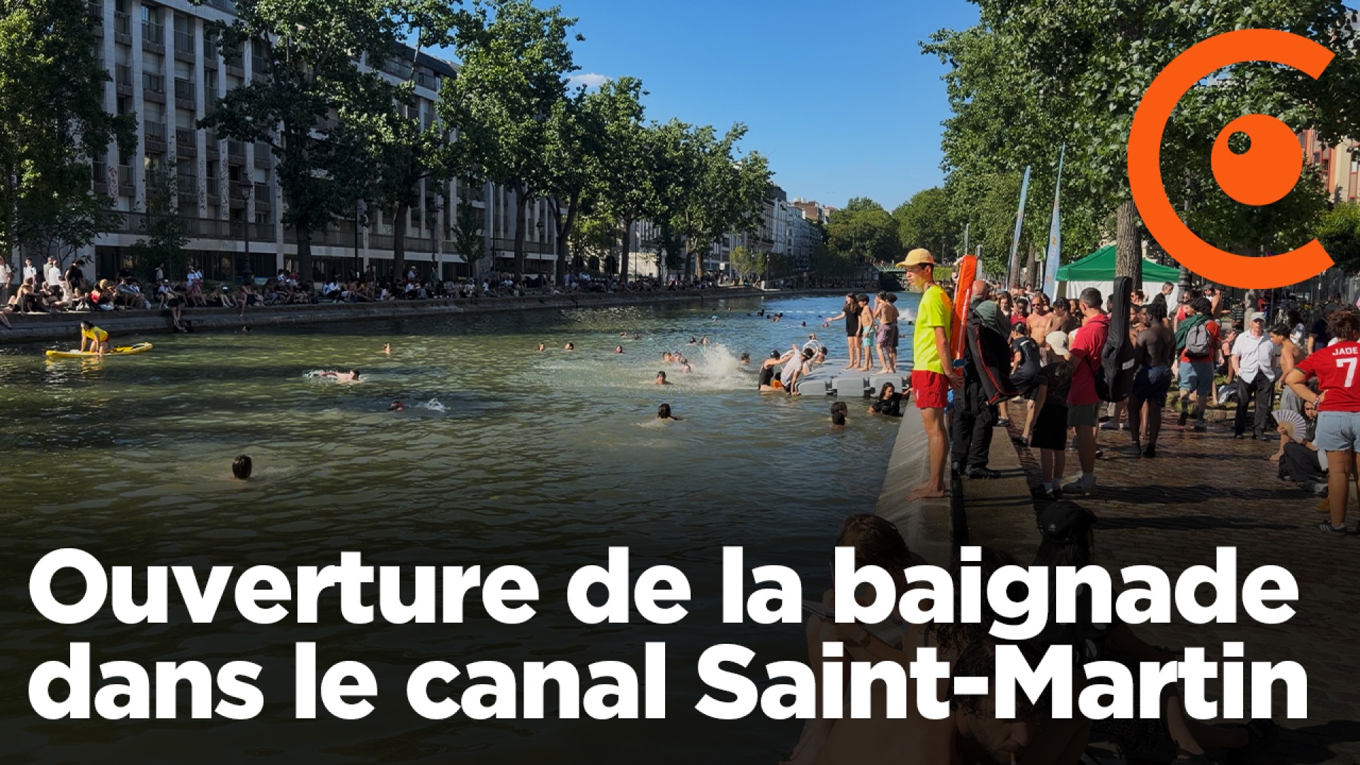 Canicule : la baignade du canal Saint-Martin ouvre en avance