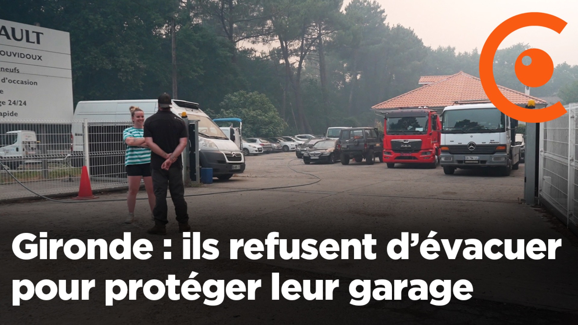 Incendie en Gironde : Ils refusent d'évacuer pour protéger leur garage et aider les pompiers