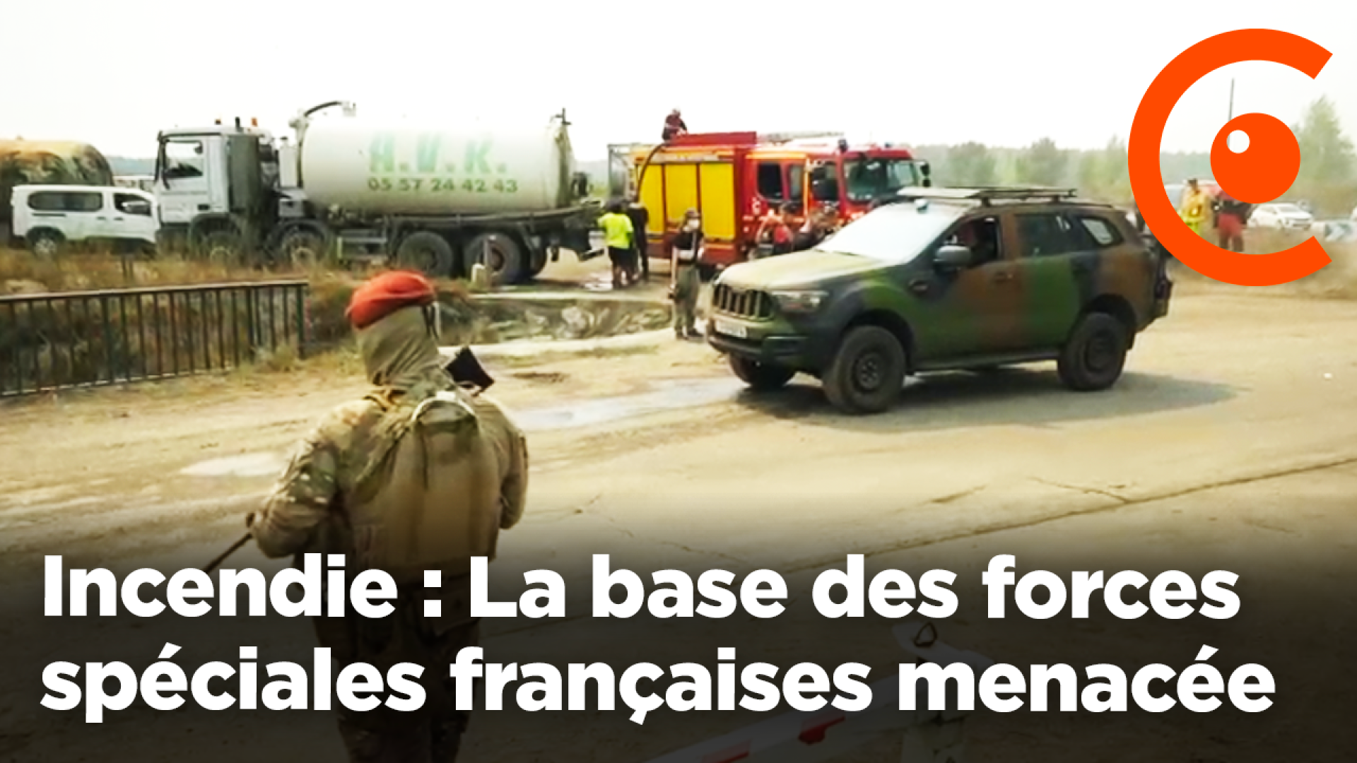 Firing resumed near the military camp of Souge