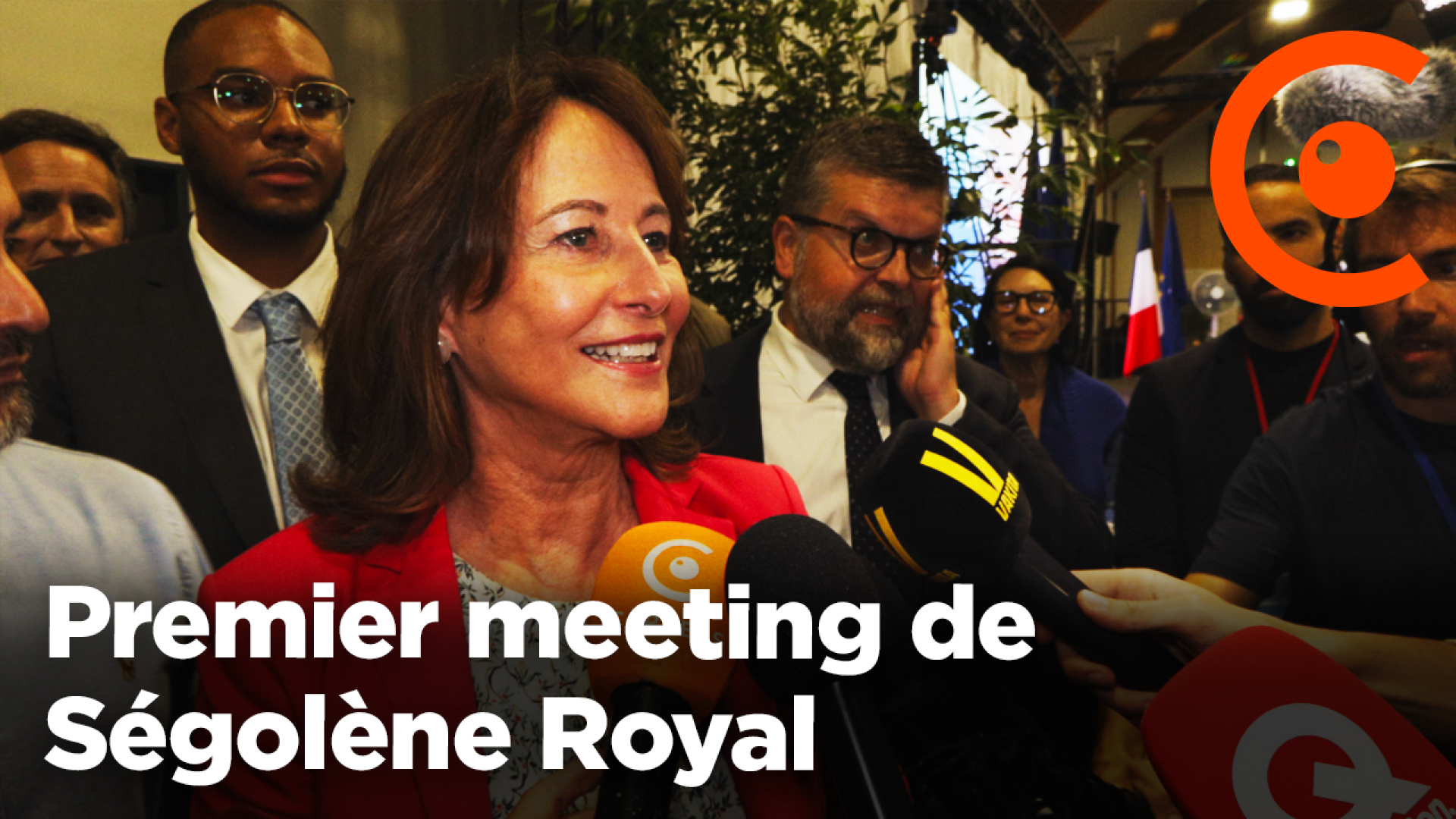 Meeting de Ségolène Royal, candidate à la primaire du PS pour la présidentielle 2027