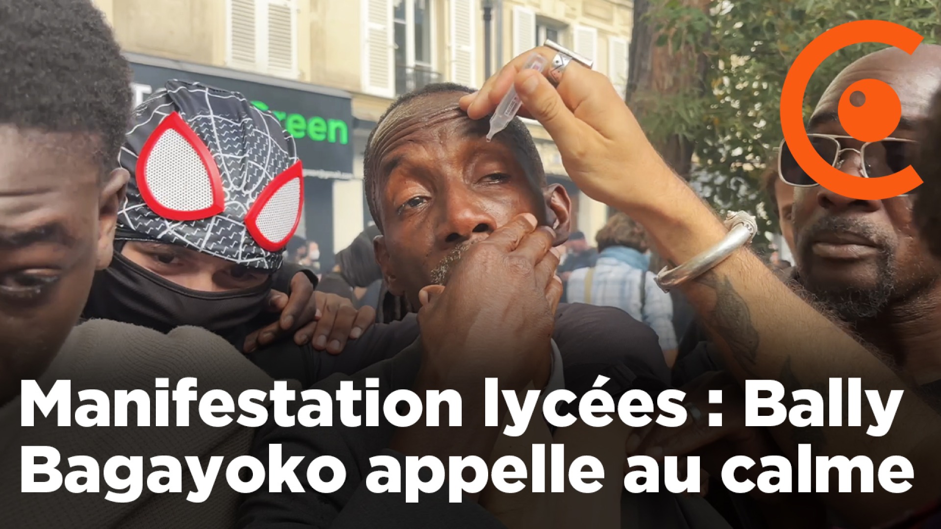 Bally Bagayoko appelle au calme pendant les affrontements à la manifestation des lycéens à Paris