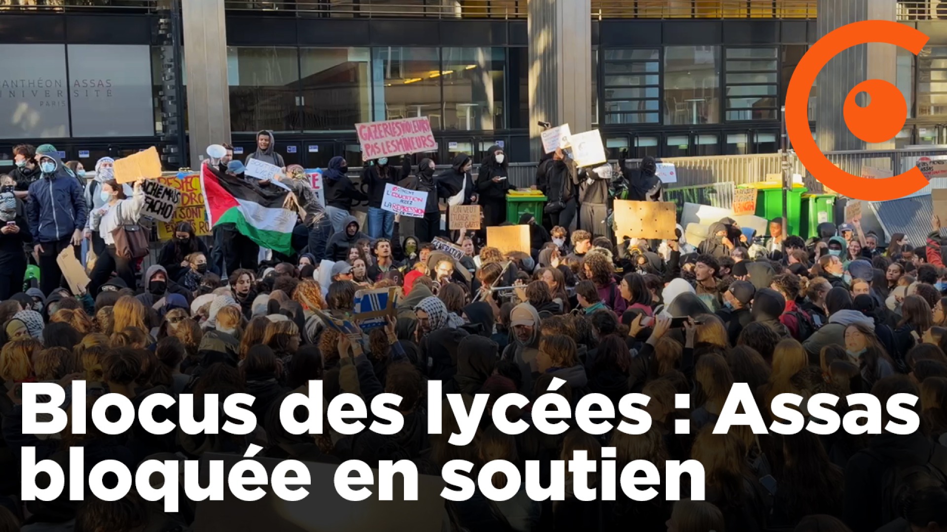 Blocus des lycées : l'université Panthéon-Assas bloquée