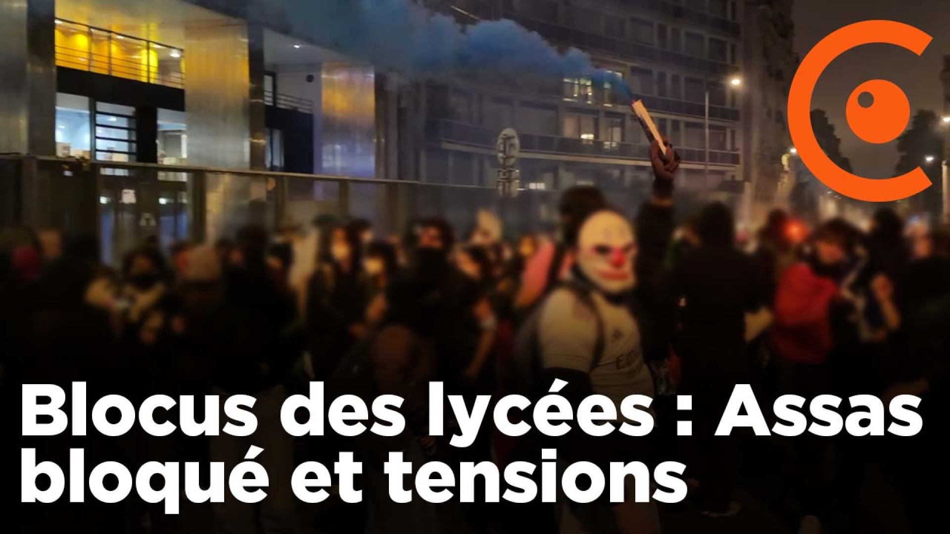 Blocus des lycées : Assas bloqué et tensions Antifa VS groupe d'extrême droite