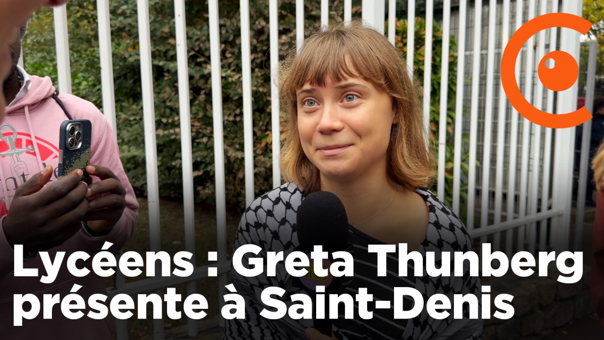 Blocus des lycées : Greta Thunberg présente au lycée Paul-Eluard de Saint-Denis