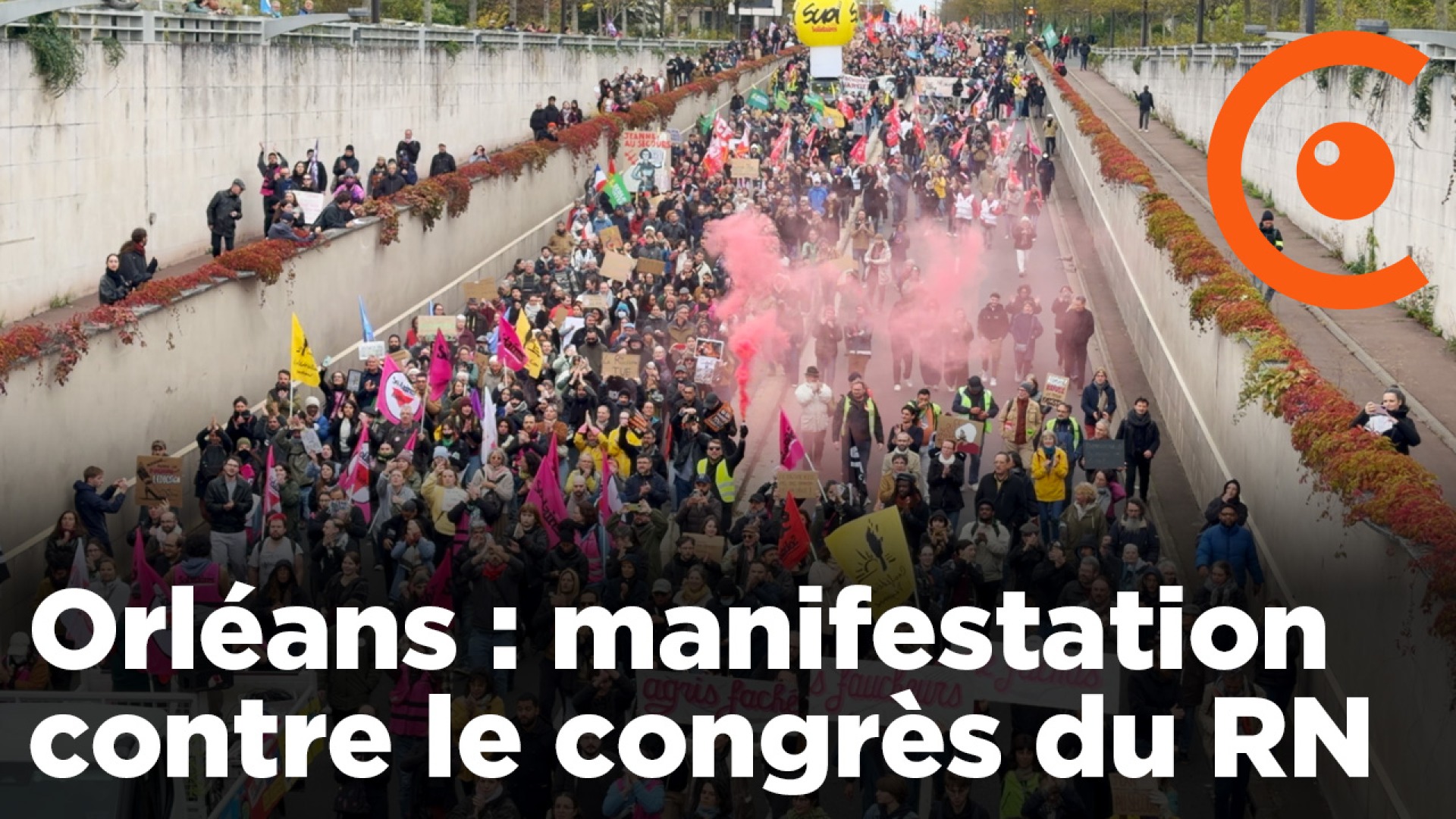Orléans : manifestation contre le Rassemblement National