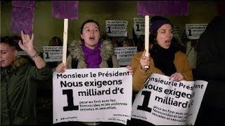 Féminicide : "Nous Toutes" manifeste proche de Matignon 