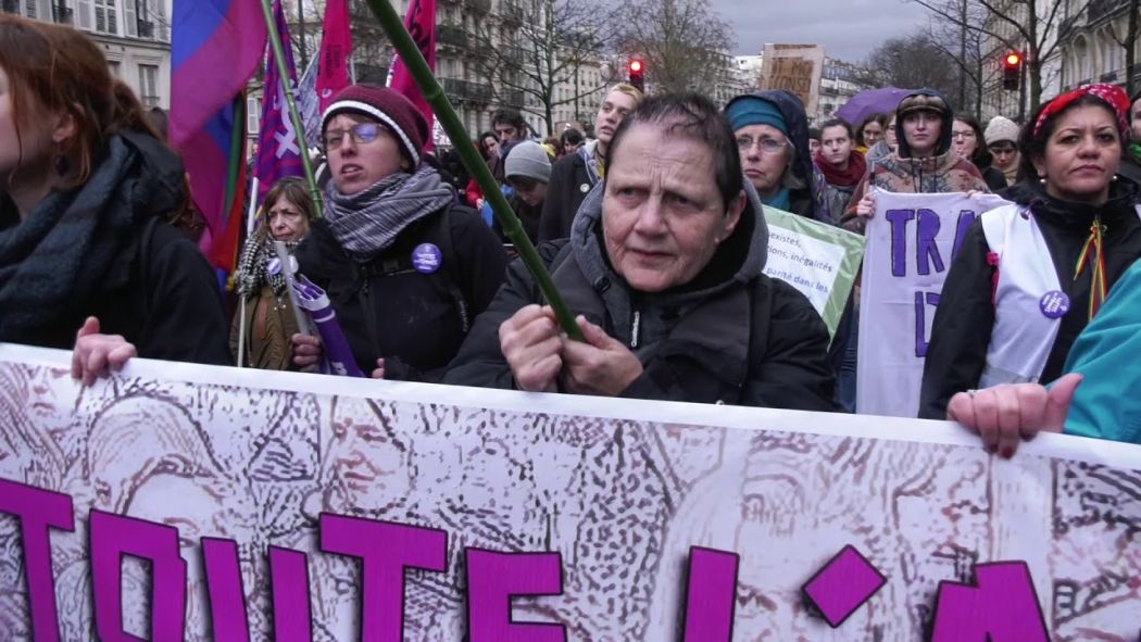 Manifestation féministe pour la journée des droits des femmes