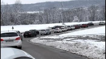 Départs en vacances : bouchons pour aller à la montagne 