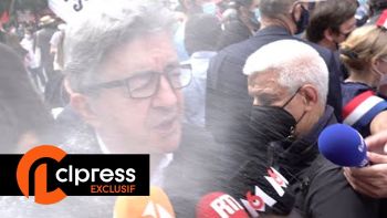 Jean-Luc Mélenchon floured: two people arrested