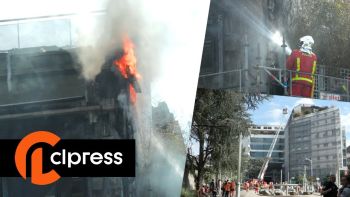 Fire at the former headquarters of Canal+ in Issy-les-Moulineaux