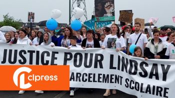 Marche blanche en hommage à Lindsay