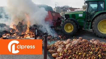 Colère des agriculteurs : manifestation devant la préfecture du Vaucluse