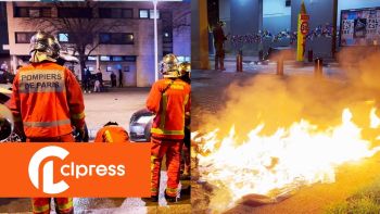 La Courneuve: police station targeted by fireworks