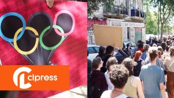 Olympic flame in Marseille: 1000 anti-2024 Olympics protesters.