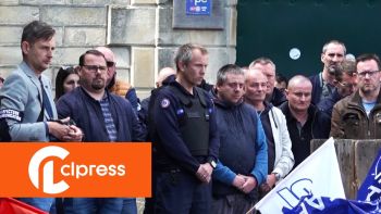 Blocage et minute de silence à la prison de Caen
