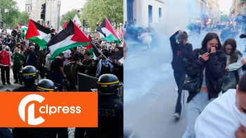 La manifestation pour Rafah dégénère : gaz lacrymogène et tensions