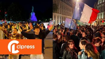 Européennes 2024: manifestation spontanée contre l'extrême droite