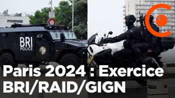 Exercice de la BRI / RAID / GIGN pour le 14 juillet 2024