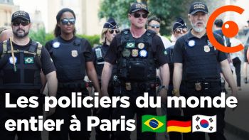 Les policiers étrangers patrouillent dans Paris avant les JO 2024