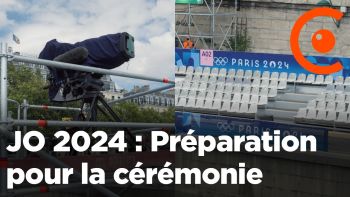 JO 2024: les préparatifs pour la cérémonie d'ouverture sur la Seine