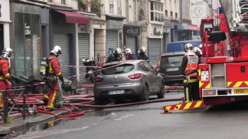 Boutique fire: firefighters intervention