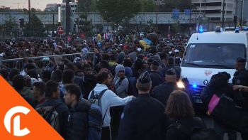 Évacuation du camp de migrants Porte de La Chapelle