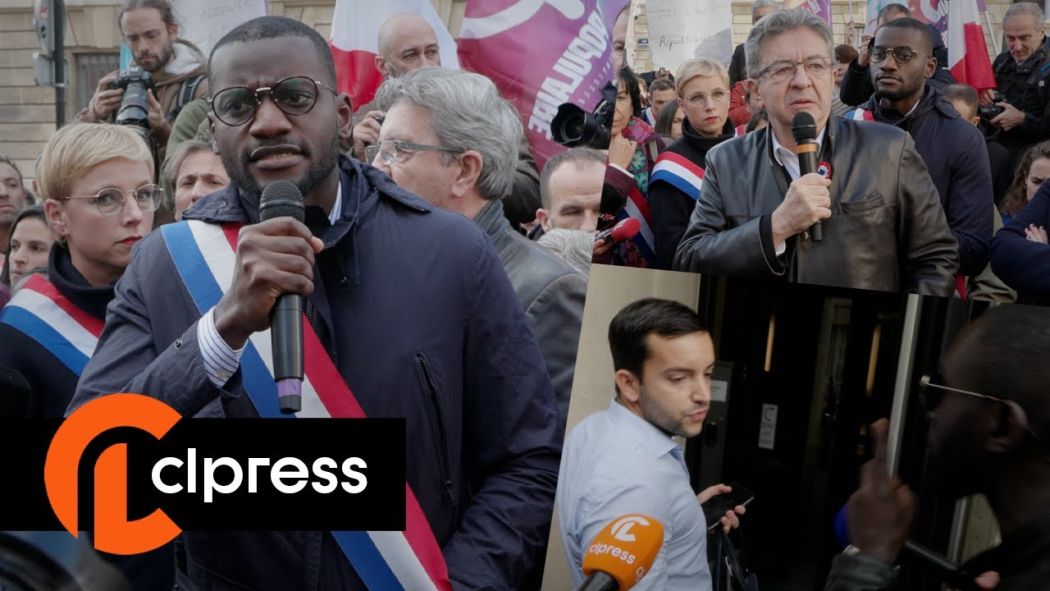 Gathering in support of Carlos Martens Bilongo