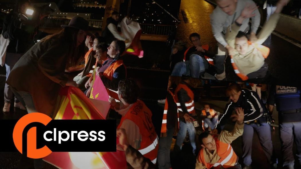 Tensions lors d'un blocage de "Dernière Rénovation" sur le Pont de Sèvres