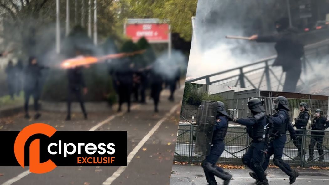 Mortar shots and incidents in front of Joliot-Curie High School