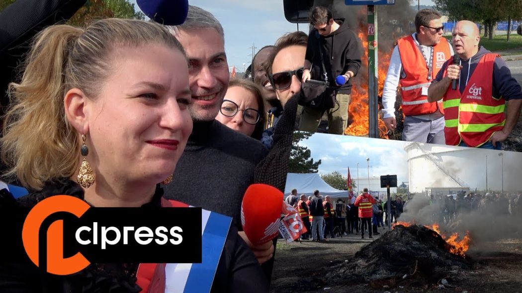 Fuels: Mathilde Panot comes to support the Esso-ExxonMobil strikers