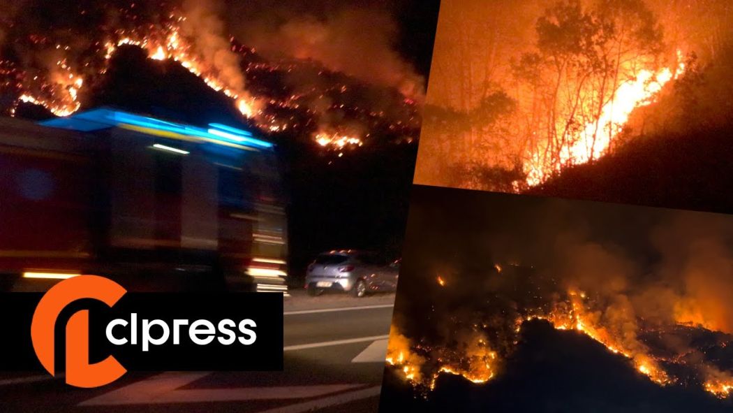 Incendie en Isère : le feu progresse durant la nuit