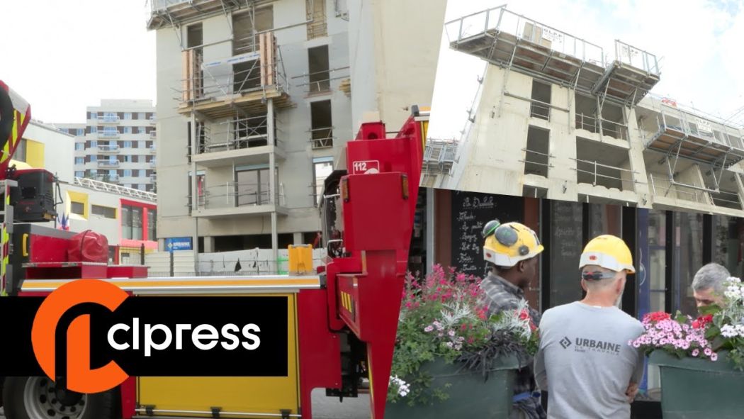 Un immeuble en construction s'effondre à Vincennes. 