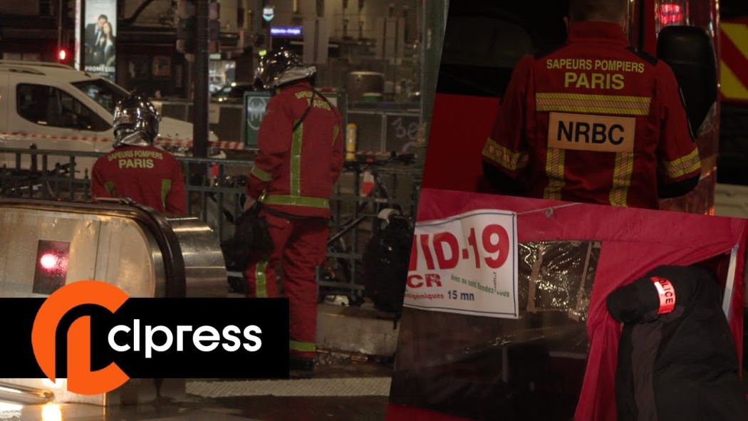 Alerte chimique (NRBC) dans le métro, pour un test COVID19